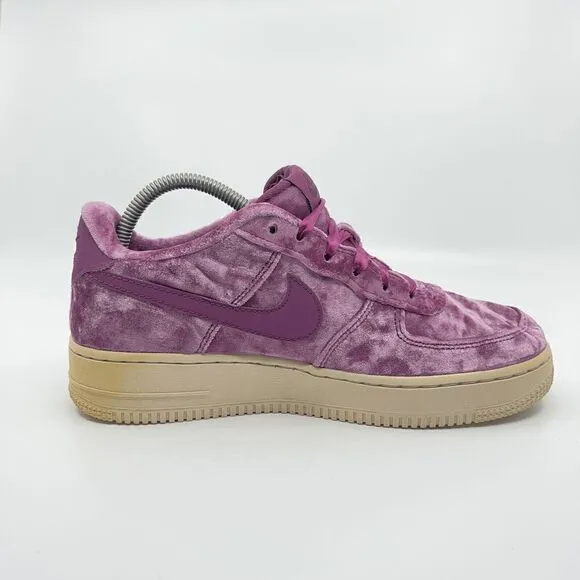 Nike Air Force 1 LV8 Youth Size 7 Velvet Purple Suede Sneakers Shoes 849345-601