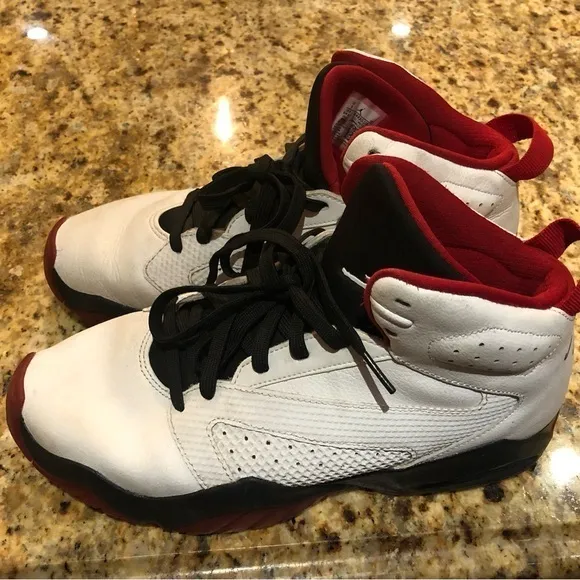 Nike Air Jordan “Lift Off” sneakers.Sharp‎ white black red leather. Siz…