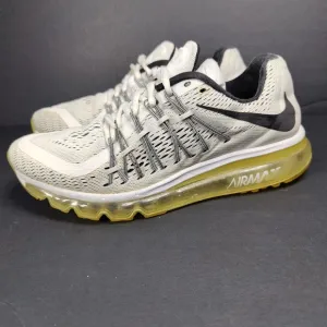 Nike Air Max 2015 Women's Running Shoes White Black Sanddrift Sneakers Size 8.5