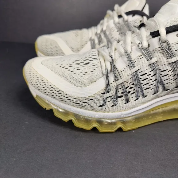 Nike Air Max 2015 Women's Running Shoes White Black Sanddrift Sneakers Size 8.5