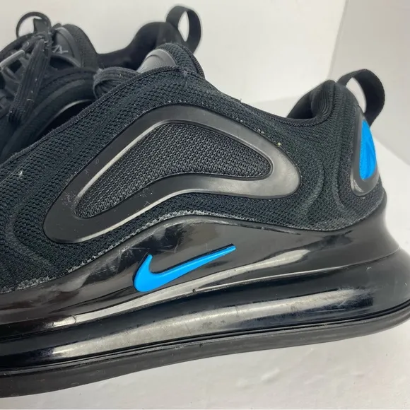 Nike Air Max‎ 720 Just Do It Black &amp; Blue  (GS) Youth size 4.5