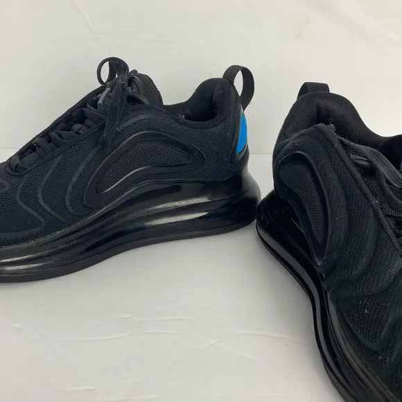 Nike Air Max‎ 720 Just Do It Black &amp; Blue  (GS) Youth size 4.5