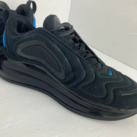 Nike Air Max‎ 720 Just Do It Black &amp; Blue  (GS) Youth size 4.5