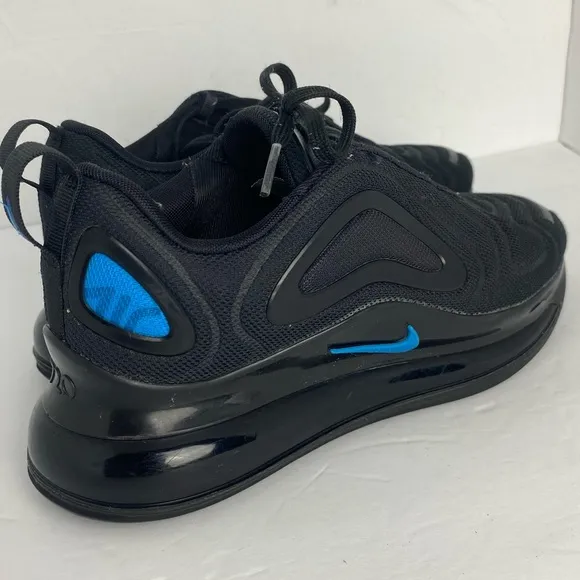 Nike Air Max‎ 720 Just Do It Black &amp; Blue  (GS) Youth size 4.5