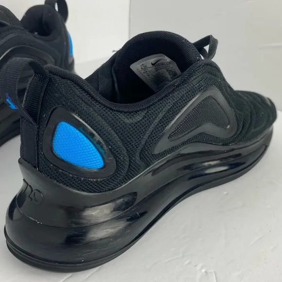 Nike Air Max‎ 720 Just Do It Black &amp; Blue  (GS) Youth size 4.5