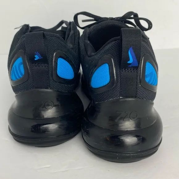 Nike Air Max‎ 720 Just Do It Black &amp; Blue  (GS) Youth size 4.5