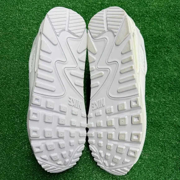 Nike Air Max 90 Recraft Triple White Mens Shoes CN8490-100 VNDS Sz 12