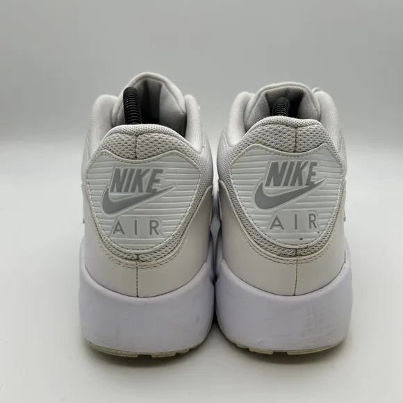 Nike Air Max 90 Ultra‎ Moire Shoes Mens Sz 13 White Athletic Sneakers 875695-101