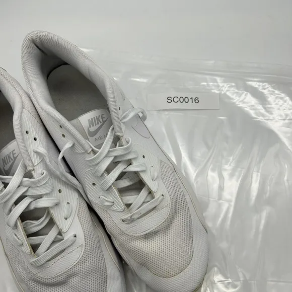 Nike Air Max 90 Ultra‎ Moire Shoes Mens Sz 13 White Athletic Sneakers 875695-101