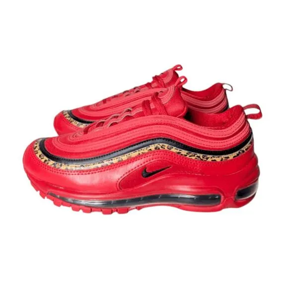 NIKE Air Max 97 'Leopard Pack Red' Running Shoes Size 7