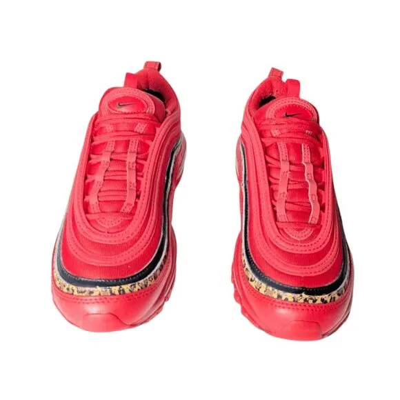 NIKE Air Max 97 'Leopard Pack Red' Running Shoes Size 7