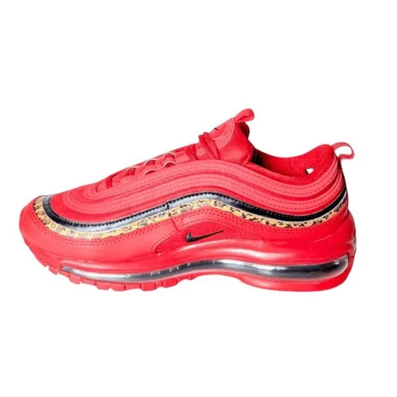 NIKE Air Max 97 'Leopard Pack Red' Running Shoes Size 7