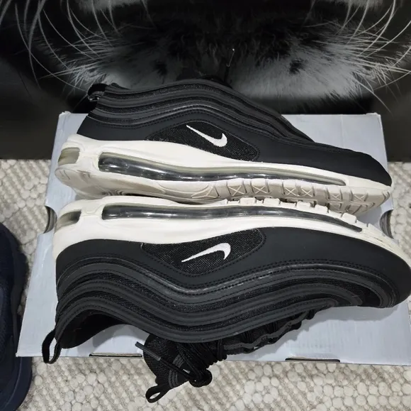 Nike Air Max 97  Men's Black and White Sneakers