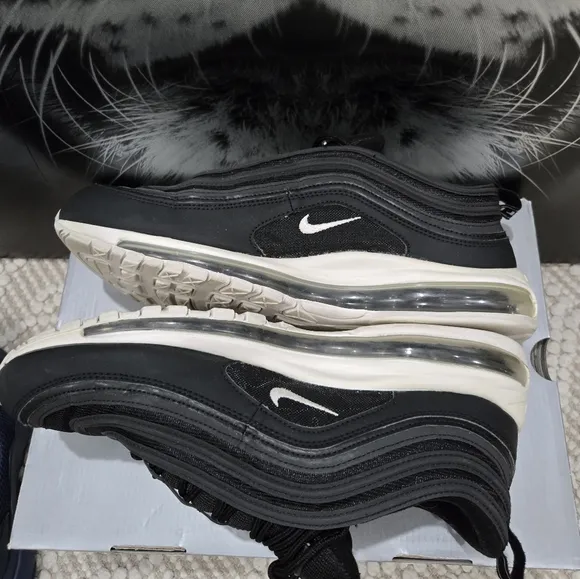 Nike Air Max 97  Men's Black and White Sneakers
