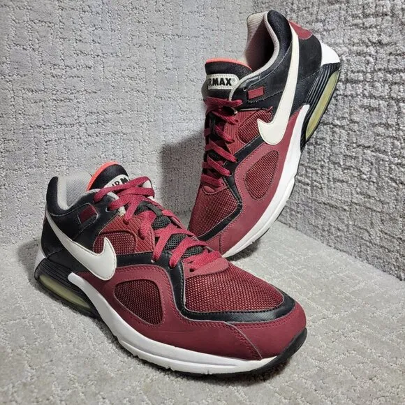 Nike Air Max Go Strong Men's Size 11 Burgundy Lace Up Running Shoes 418115-610