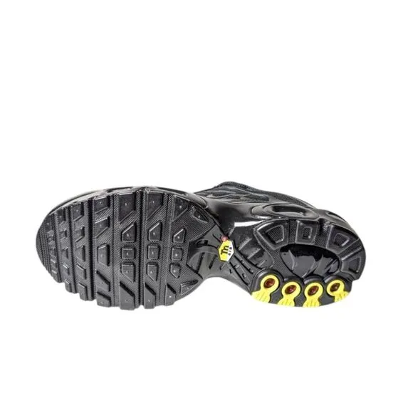 Nike Air Max Plus 'Triple Black&quot; Running Shoes Size 7Y/W8.5