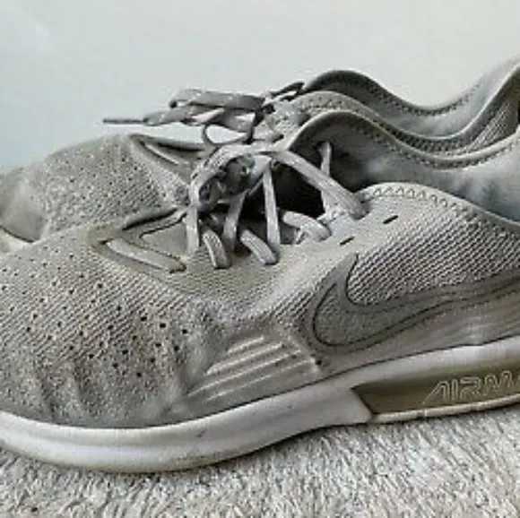 NIKE Air Max Sequent 4 Grey Sz 13 Men Running Shoe