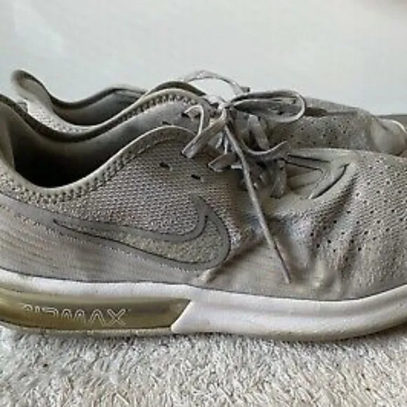 NIKE Air Max Sequent 4 Grey Sz 13 Men Running Shoe