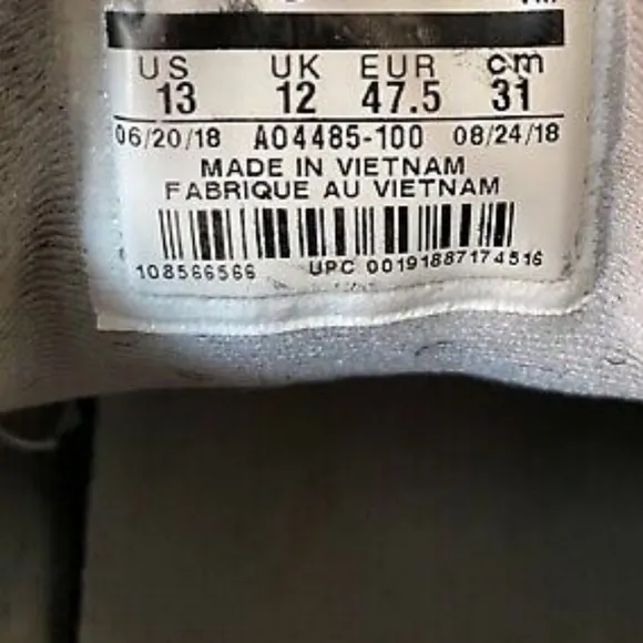 NIKE Air Max Sequent 4 Grey Sz 13 Men Running Shoe