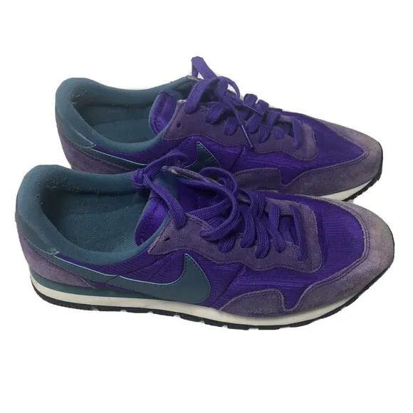 Nike Air Pegasus 83 Sneakers Women Size 12 407477 Purple Teal