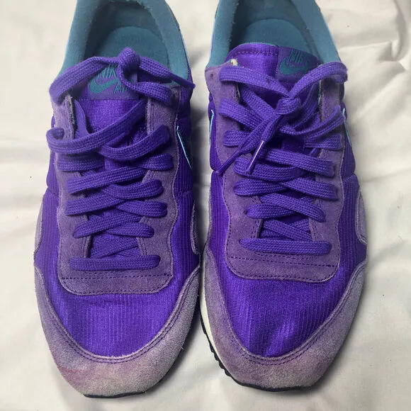 Nike Air Pegasus 83 Sneakers Women Size 12 407477 Purple Teal