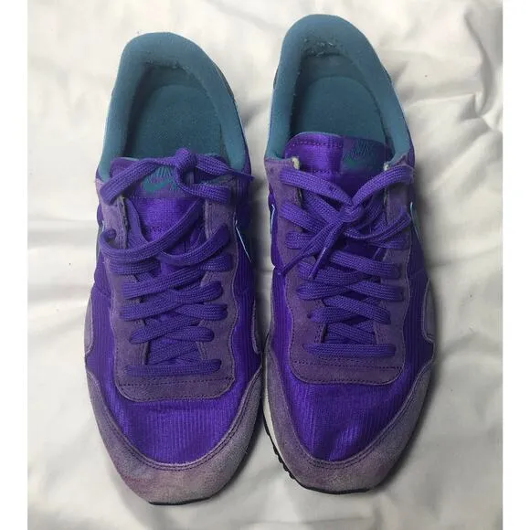 Nike Air Pegasus 83 Sneakers Women Size 12 407477 Purple Teal