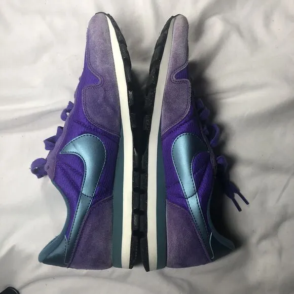 Nike Air Pegasus 83 Sneakers Women Size 12 407477 Purple Teal