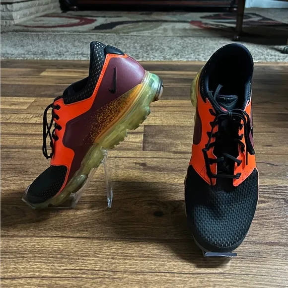 Nike Air VaporMax CS Total Crimson 2017 Men's Size 14 Black/Orange Running Shoes