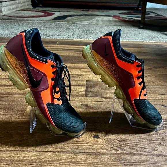 Nike Air VaporMax CS Total Crimson 2017 Men's Size 14 Black/Orange Running Shoes