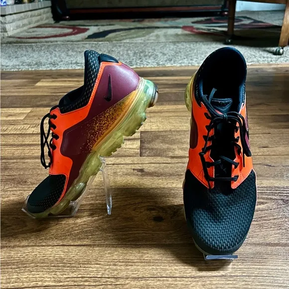 Nike Air VaporMax CS Total Crimson 2017 Men's Size 14 Black/Orange Running Shoes