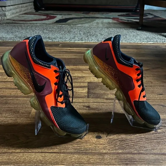 Nike Air VaporMax CS Total Crimson 2017 Men's Size 14 Black/Orange Running Shoes