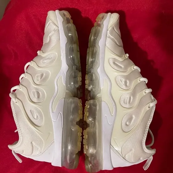 Nike Air VaporMax Plus White‎ Running Shoes Sneakers 924453-100 Men’s Size 12