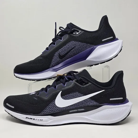 Nike Air Zoom Pegasus 41 TCU Horned Frogs Shoes Men's Size 9.5 FZ5143-001 New