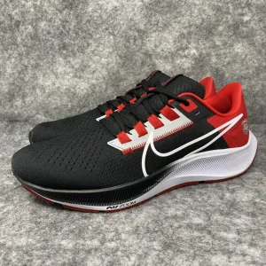 Nike Air Zoom Pegasus Georgia Bulldogs Running Shoes Mens 9 Black Red DJ0828-001