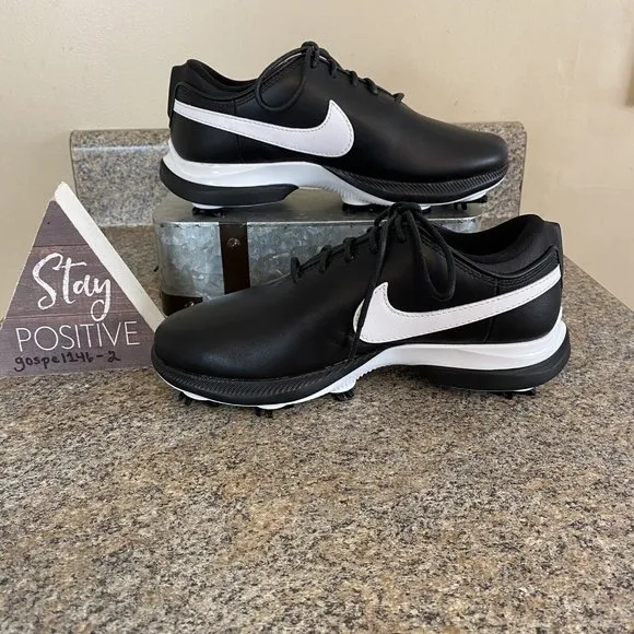 Nike Air Zoom Victory‎ Tour 2 Golf Shoes Black DJ6569-001 Black Leather Mens 8.5