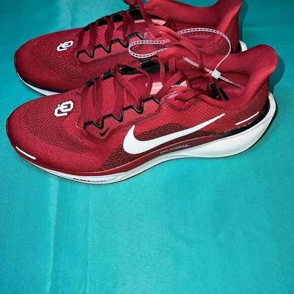 Nike Air Zoom Pegasus 41 Oklahoma Sooners Athletic Running Shoes Men’s Size 8 W
