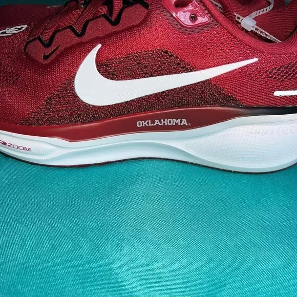 Nike Air Zoom Pegasus 41 Oklahoma Sooners Athletic Running Shoes Men’s Size 8 W