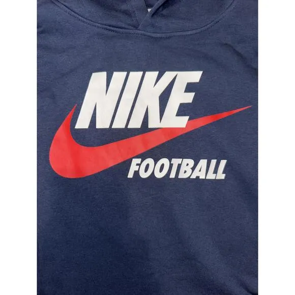 Nike Big Kids (Boy’s) Club Football Fleece Pullover Navy Hoodie