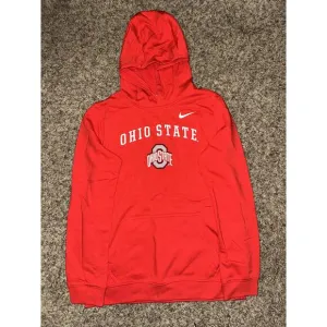 Nike Big Kids (Boy's) Scarlet Ohio State Buckeyes Club Fleece Pullover Hoodie