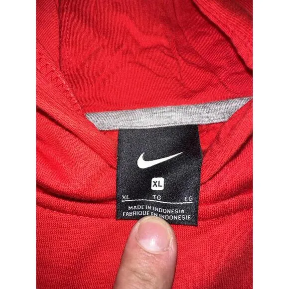 Nike Big Kids (Boy's) Scarlet Ohio State Buckeyes Club Fleece Pullover Hoodie