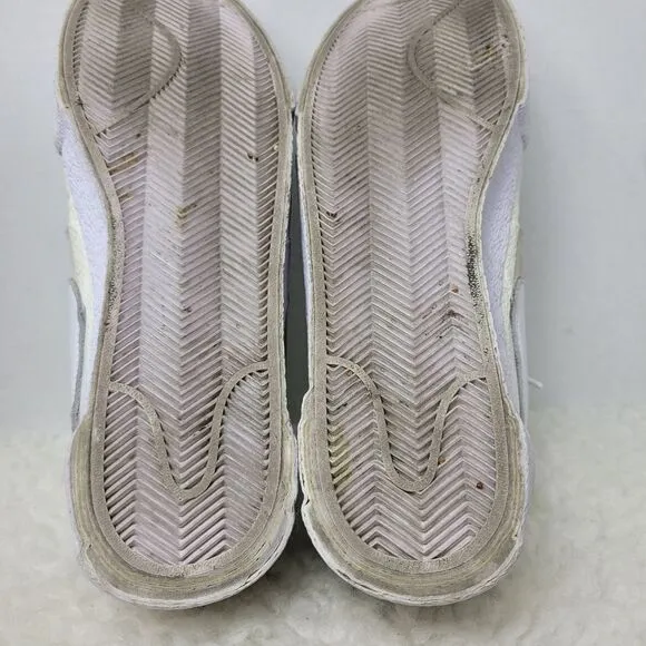 Nike Blazer × Sacai Men's Sneaker Size 10 Low Top Patent Leather DM6443-100 Shoe
