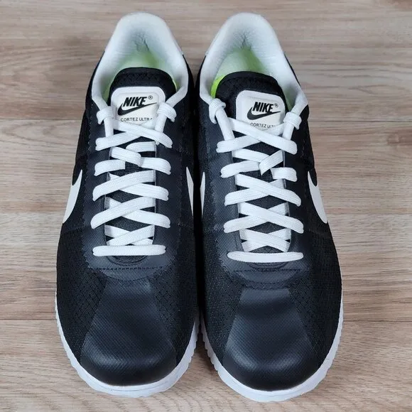 Nike Cortex Ultra Shoes Mens Size 9 Black White Running Athletic 833142-002