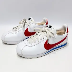 Nike Cortez Red White &amp; Blue Running Shoes Sneakers Forest Gump Women’s Size 7.5