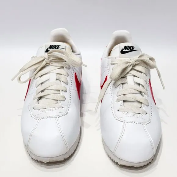 Nike Cortez Red White &amp; Blue Running Shoes Sneakers Forest Gump Women’s Size 7.5
