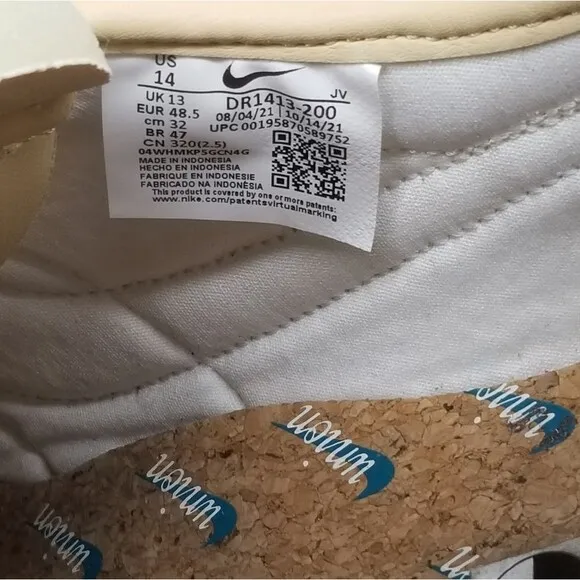 Nike Cortez SP Union Sesame Shoes