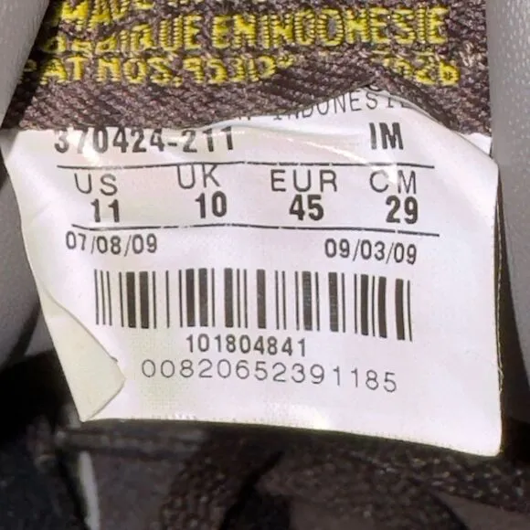 Nike Delta Force High AC Basketball Shoes Brown / White 370424-211 Men's 11