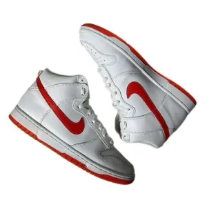 Nike Dunk High Retro White Picante Red DV0828-100 Shoes Men's Size 9.5