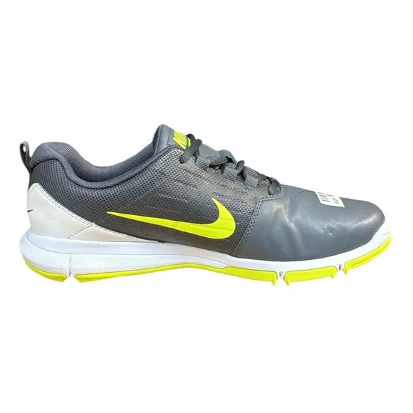 Nike Explorer CTRL #704694-009 Dark Grey/Volt/White Men's Golf Shoes Size 9 New