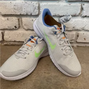 Nike Flex Experience RN 11 Men's Gray and Green Athletic Shoes