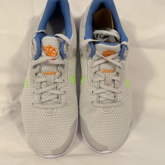 Nike Flex Experience RN 11 Men's Gray and Green Athletic Shoes